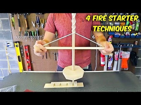 4 Primitive Techniques to Make Fire Every Man and Women Must Learn to Do!
