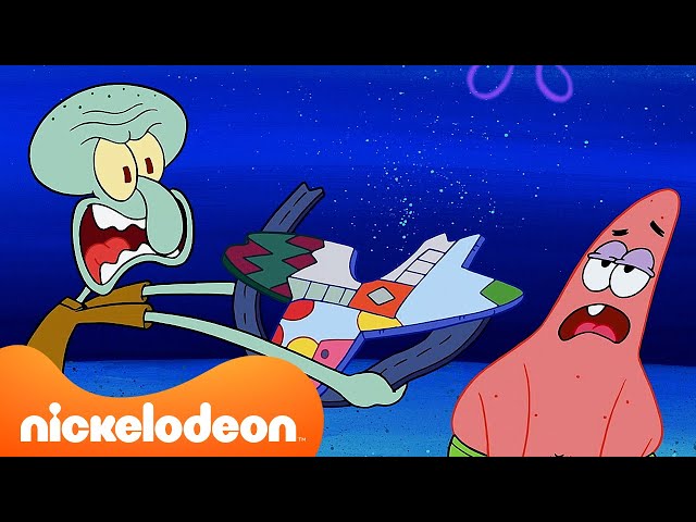 SpongeBob | Patrick geht Thaddäus 15 Minuten lang auf die Nerven | Nickelodeon Deutschland