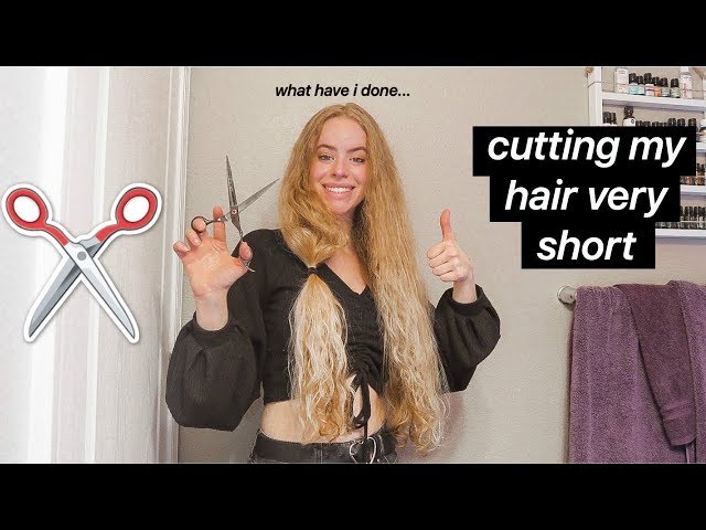 cutting my hair for the first time in FIVE YEARS!