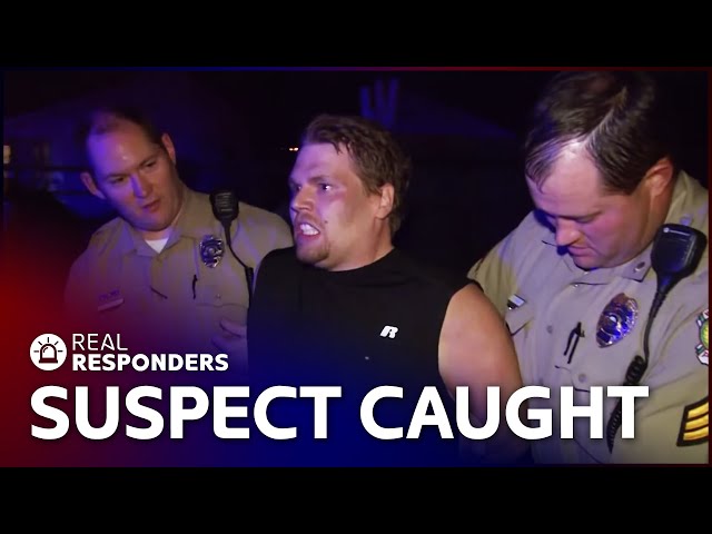 Dangerous Foot Chase After Suspicious Suspect With A Gun | Cops | Real Responders