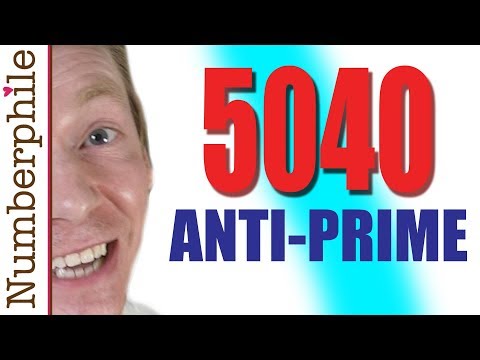 5040 and other Anti-Prime Numbers - Numberphile