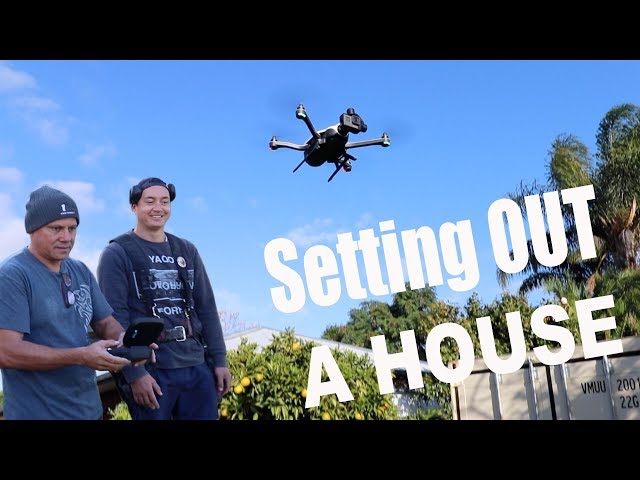 Setting Out a House and Crashing a Drone!