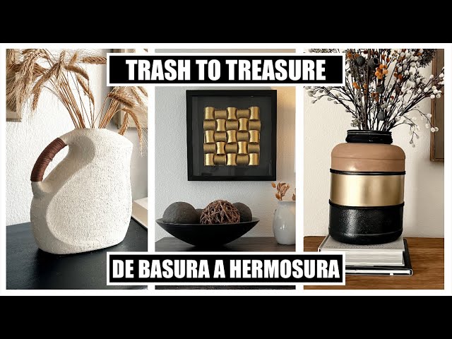 DIY RECYCLED TREASURES: Modern Art in your Hands / Painting, MODERNA sculpture and TRENDING VASES