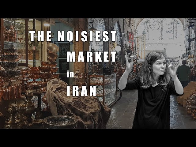 Unbelievable Noises From Iran's Biggest Market - Isfahan Walk Tour!
