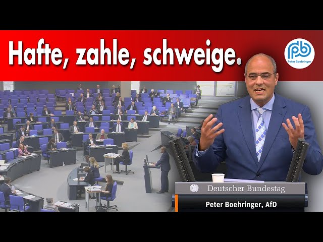 Illegitime Nebenhaushalte dominieren offiziellen Kernhaushalt | Bundestag 25.3.2022