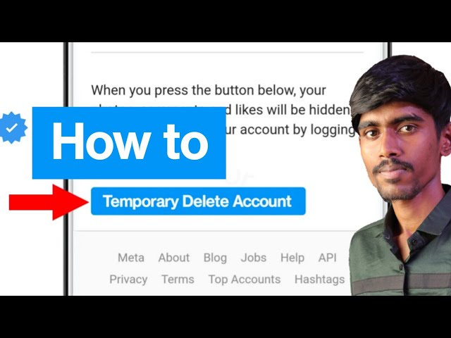 How to Delete instagram Account Temporary Step by Step | Insta Account Delete Kaise Kare Temporary