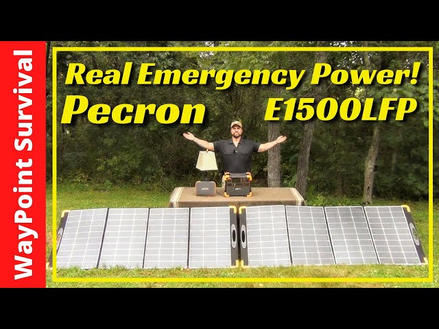 Real Emergency Power - Pecron E1500LFP