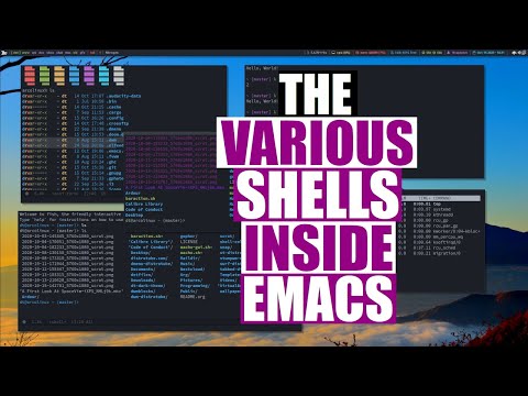 The Different Shells Available In Emacs