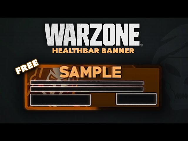 How To Create WARZONE Custom Healthbar - Operation Monarch