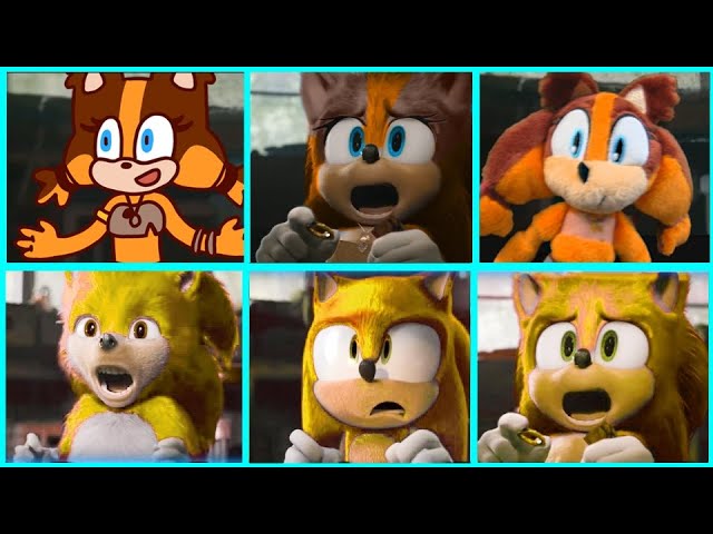 Sonic The Hedgehog Movie STICKS SONIC BOOM vs SUPER SONIC Uh Meow All Designs Compilation 3