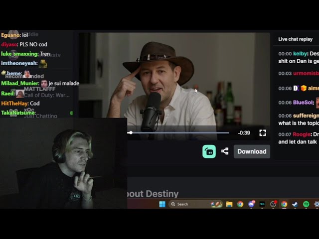 xQc reacts to Dr Disrespect New Ban Theory
