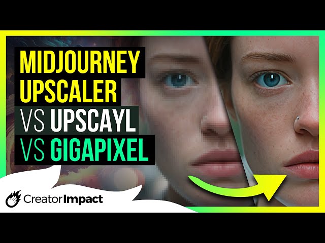 Midjourney 4x Upscaler -VS- Upscayl -VS- Topaz Gigapixel Ai