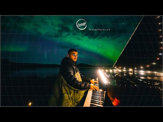 Sofiane Pamart live under the Northern Lights, in Lapland, Finland for Cercle