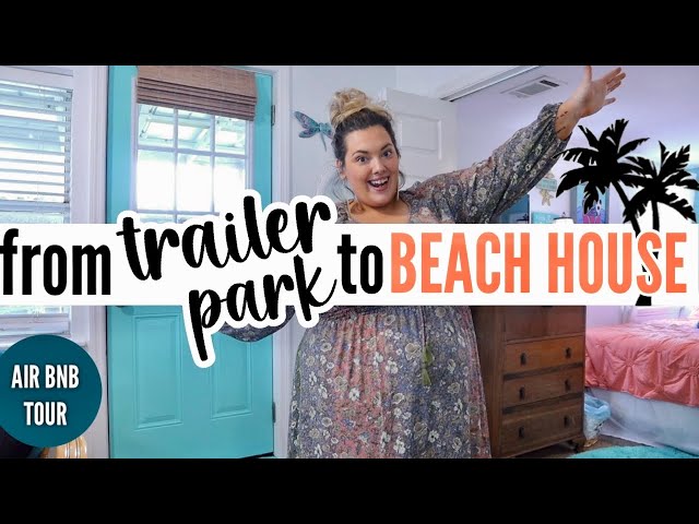 Air bnb BEACH HOUSE TOUR | spend the week with us | homemaking and cleaning at the beach! 🏝️ 🌊
