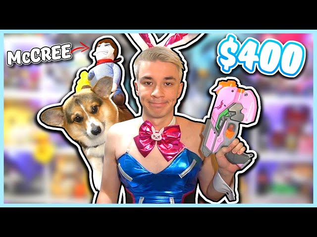 UNBOXING $400 WORTH OF OVERWATCH & GAMING STUFF STREAM BOUGHT ME