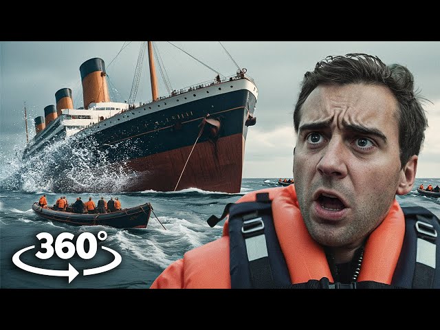 360° ESCAPE The Sinking TITANIC: Detailed Virtual Reality Tour in Ultra HD