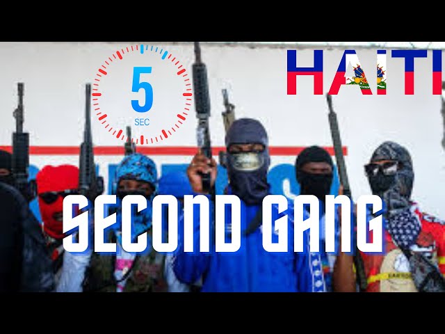 GANGS IN HAITI (5 Seconds) CINQ SECONDE