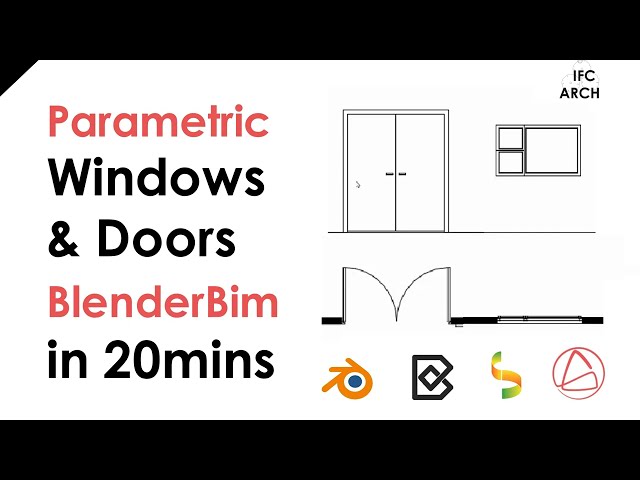 BlenderBim - Parametric Doors & Windows