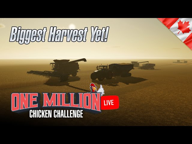 🔴 LIVE - One Million Chickens - Harvesting the Big One! - Episode 4