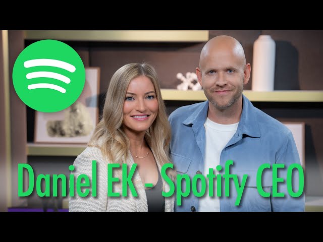 Daniel Ek Spotify CEO on their new redesign and video on Spotify!