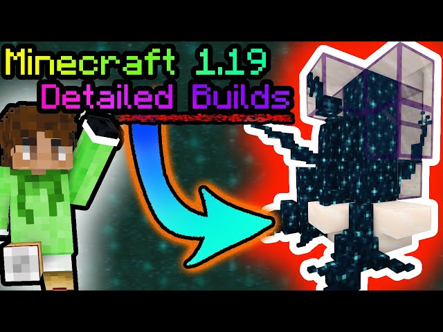Minecraft 1.19 builds! The MOST DETAILED builds in Minecraft!