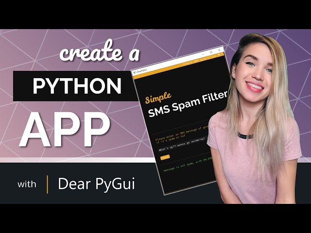 Create a Python App with Dear PyGui - Graphic User Interface