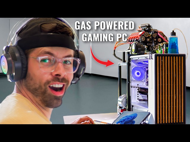 World’s First Gas Powered Gaming Setup