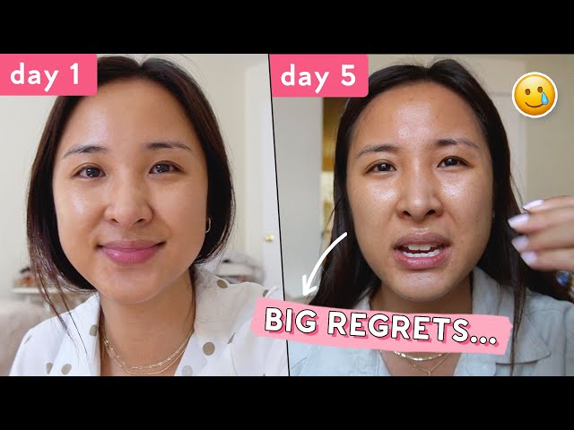 NO SKINCARE CHALLENGE: 1 week | Do NOT try this at home...