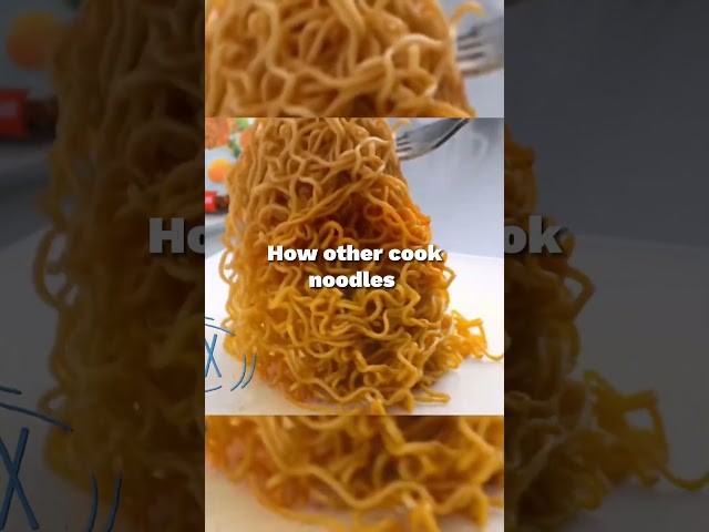 How other cook noodles ve how Messi cook noodles 🥵🔥😈#short
