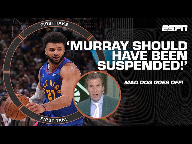 'IT'S A DISGRACE!' 🗣️ MAD DOG LIVID with Jamal Murray FINE and NO SUSPENSION | First Take