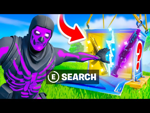 The SUPPLY DROP *ONLY* Challenge in Fortnite!