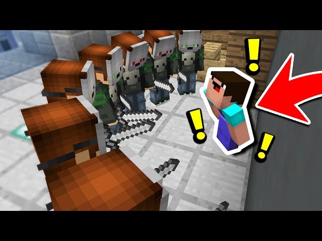 10 MURDERERS vs NOOB! (Minecraft Murder Mystery Challenge)