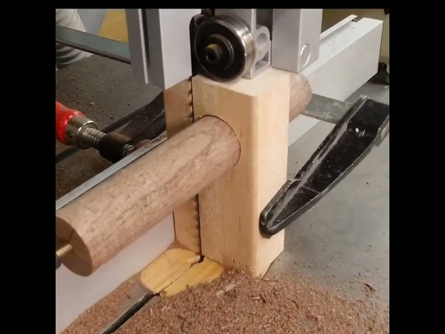 Making an ultra-simple wood handle (dowel) / woodworking tips and tricks