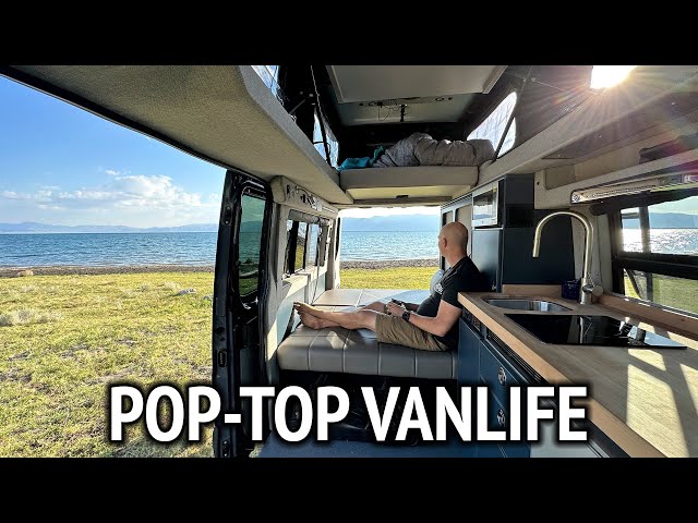 Vanlife Camping in Nevada | Pop-Top Camper Van by Field Van