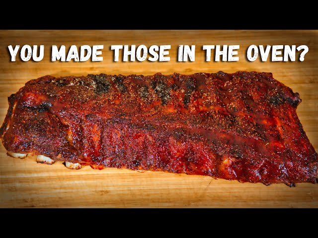 EASY Baby Back Ribs In The Oven | The Perfect Oven Ribs