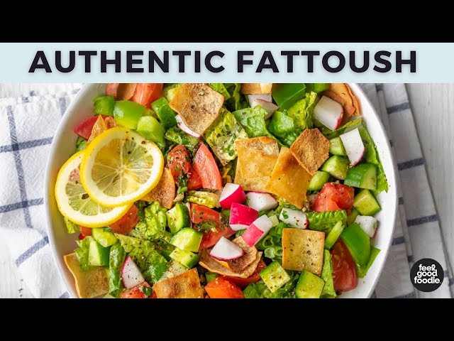 Fattoush Salad // Best Lebanese Recipe