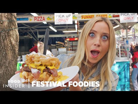 The State Fair Of Texas: Corny Dogs & Funnel Cake Cheeseburgers | Festival Foodies