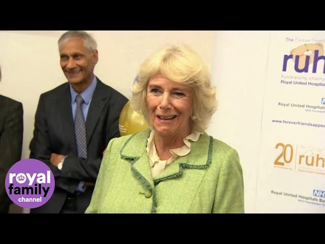 The Duchess of Cornwall All Smiles as She Opens New Hospital in Bath