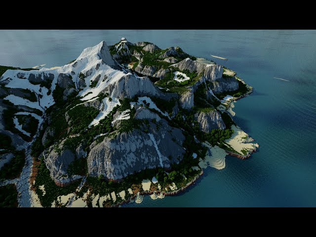 Map Breakdown #Twomberg - How to make Realistic Minecraft Maps with [Gaea, Worldpainter, Chunky]