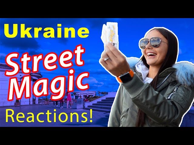 Ukraine reacts to Street Magic // American magician