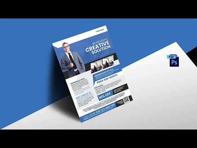 How to Create Corporate Flyer Design in Photoshop - 2024 - Part 05