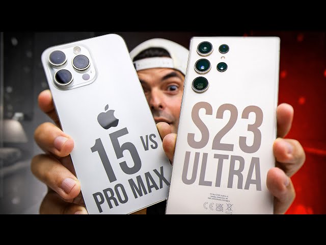 TEMOS QUE FALAR !!! 🤯 iPhone 15 Pro Max vs S23 Ultra