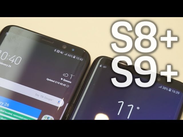 Samsung Galaxy S8+ vs. Galaxy S9+ Show Floor Comparison | Pocketnow