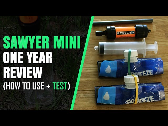 Sawyer Mini Water Filter Review (Testing in Dirty Water, How to Use, Tips & Hacks)