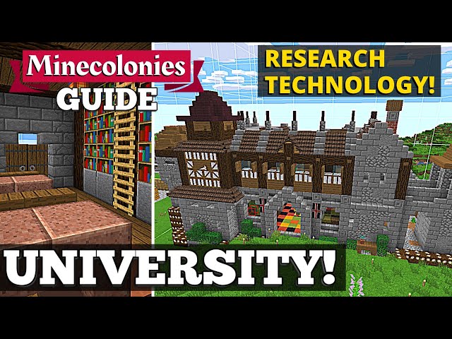 Minecolonies Guide - The University! #14