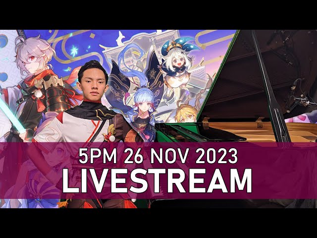 Sunday Piano Livestream 5PM - Genshin Impact Special! | Cole Lam