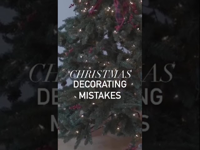 Christmas Decorating - the most common mistakes #shorts