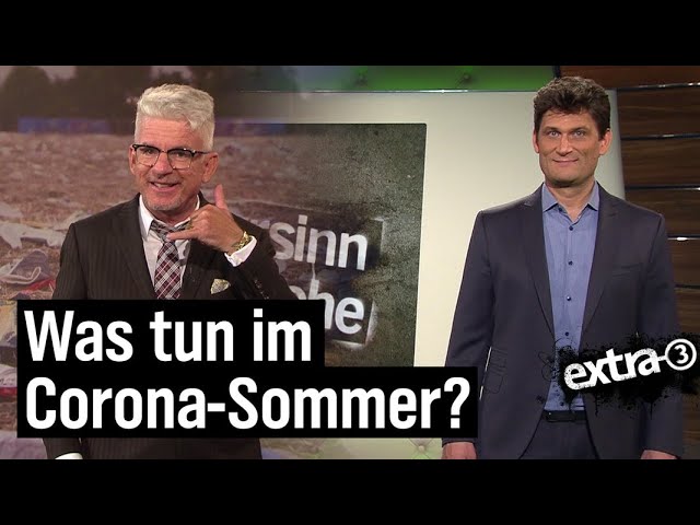 Corona: Was wird das für ein Sommer? | extra 3 | NDR