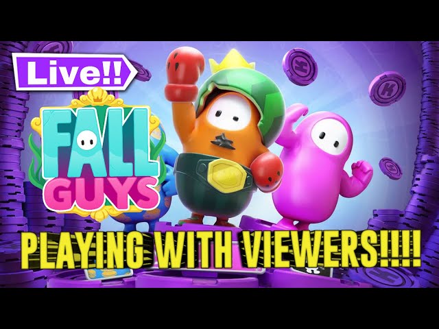 LIVE Fall Guys NEW UPDATE Leaderboard Custom Shows with Viewers!!!  Fall Forever