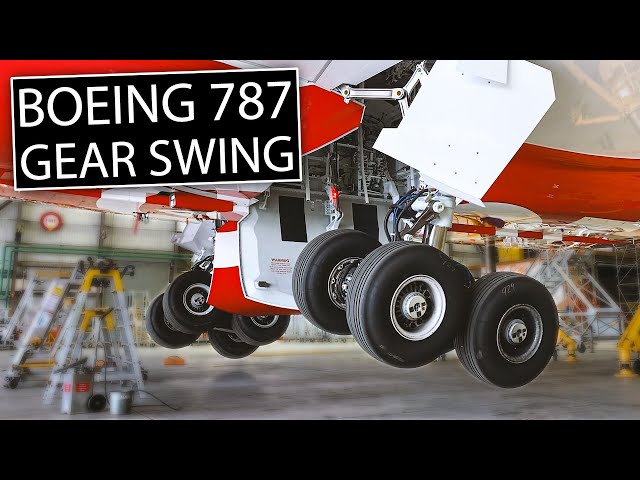 787 Gear Swing.. Why so Slow...